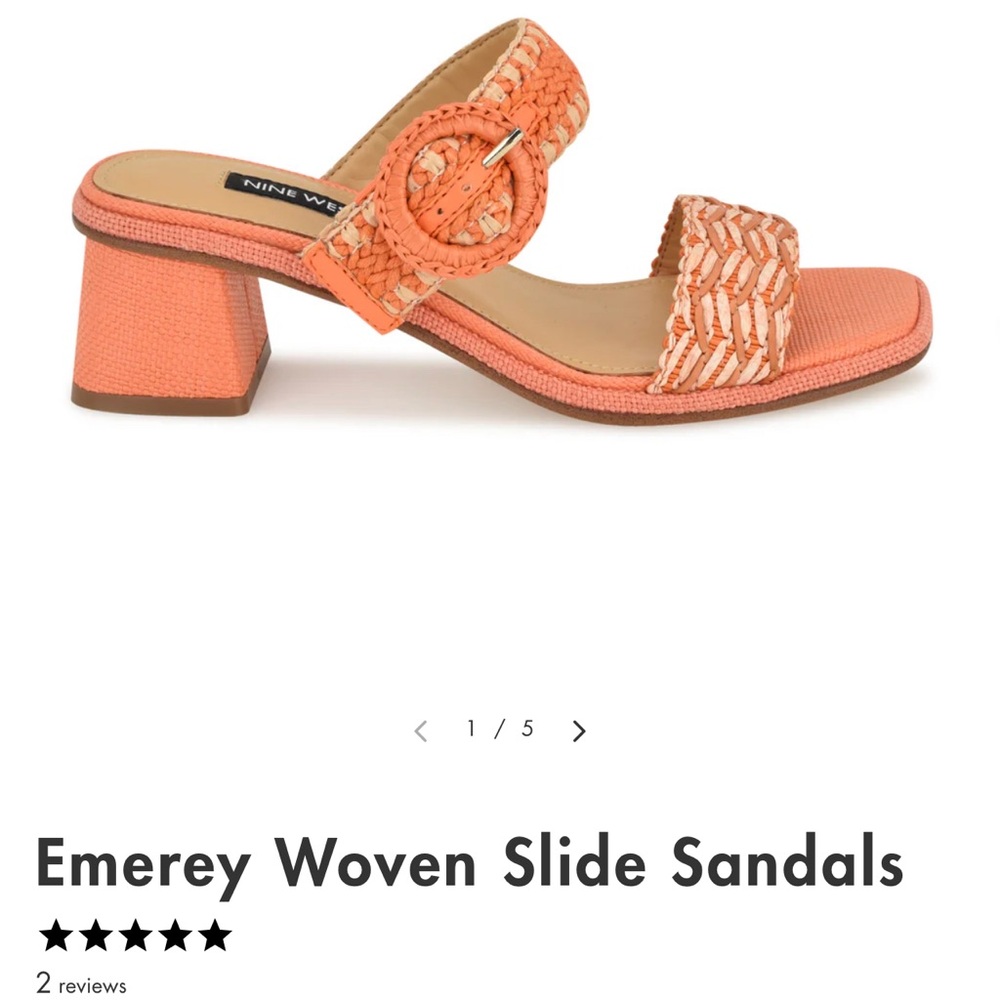 Emerey Woven Slide Sandals
